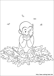 You can actually allow your kid to use paint to color the picture to keep things authentic. Curious George Coloring Picture Curious George Coloring Pages Bee Coloring Pages Cool Coloring Pages