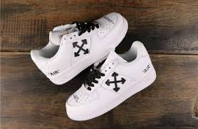 Nike Air Force 1 Low Off White Black White Shoes Sneakers Nike Air Force 1 Low Off White Arrow Custom Nike Shoes Air Force Air Force Shoes Nike Fashion Shoes