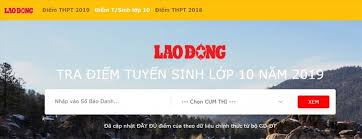 Đã có điểm thi lớp 10 tp.hcm, mời tra cứu trên tuổi trẻ online. Link Tra Cá»©u Ä'iá»ƒm Thi Vao Lá»›p 10 NÄƒm 2019 Nhanh Va Chinh Xac Tren Lao Ä'á»™ng Tin Tá»©c Má»›i Nháº¥t 24h Ä'á»c Bao Lao Ä'á»™ng Online Laodong Vn