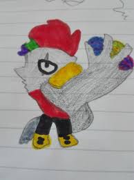 Gale, nani, sprout, leon, spike and other brawler in png. Chicken Crow Credits Gedi Kor Brawlstars