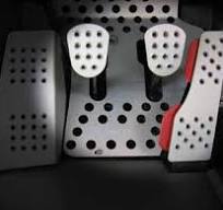 Aluminum Pedal Set, 3 piece
