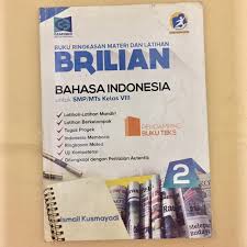 Soal dan kunci jawaban pat bahasa indonesia smp kelas 8 kurikulum kunci jawaban tema 1 kelas 6 sd halaman 150 152 153 154 buku tematik subtema 3 pembelajaran 6 tribun padang. Brilian Bahasa Indonesia Smp Mts Kelas 8 Pendamping Buku Teks Shopee Indonesia