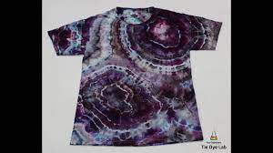 To apply the solution a tool like a plastic syringe or bulb syringe can be used to siphon the hot liquid. Tie Dyeing A Purple Geode Ice Dyed T Shirt Youtube
