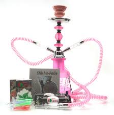 Tanya Hookah Kit II 2 Hose w Shisha and Coil PINK