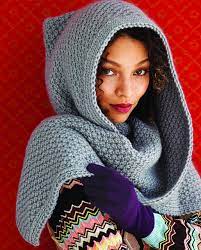 Pin By Paty Torres On Yarn Obsession Vogue Knitting Hooded Scarf Pattern Hooded Scarf
