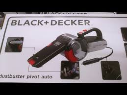 Black And Decker Pivot Vac 18v Battery Replacement Black Decker Pav1205 12v Dustbuster Pivot Automotive Vacuum Cleaner Test Youtube