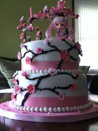Pin By Marcela Solera Mejia On Yummy Food Anime Cake Pink Birthday Cakes Cake