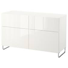 Besta Aufbewahrung Mit Turen Weiss Selsviken Hochglanz Weiss Ikea Osterreich In 2020 Ikea Bed Frame With Storage Storage