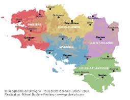 Carte routière plus détaillée sur le site viamichelin. Petit Guide Touristique De La Bretagne