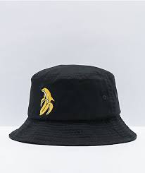 180tide Banana Dolphin Black Bucket Hat Zumiez