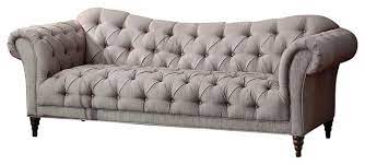 What i love so much about tufted beige sofas can add a touch of class to any living room. Stella French Button Tufted Sofa Neutral Beige Fabric Traditional Sofas By Amoc Houzz