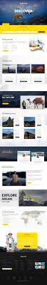 Travel Tour Template Exploore Travel Website Design Travel Design Book Design Layout