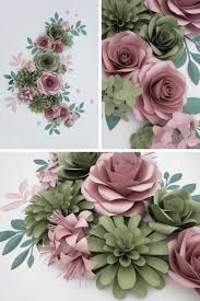 With many flower varieties to choose from. Giant Paper Flowers Wall Backdrop For Personalized Nursery Decor 3d Large Paper Flowers Dusty Rose And Green Wall Art Above The Bed In 2020 Paper Flower Arrangements Paper Flowers Giant Paper Flowers