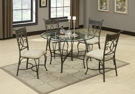 Kitchen Cool Glass Dining Table Set Belfast Also Round Glass Dining Table Set Black From M Metal Dining Room Table Metal Dining Table Metal Dining Room Chairs