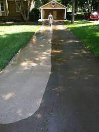 Clear the driveway of any weeds, grass or other vegetation growing between slabs or through cracks in the driveway. How To Pressure Wash Your Concrete Or Brick Driveway Pressure Washr