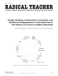 Sign up for subject matters email updates to receive discounts, new book cruel optimism. Pdf Design Thinking Collaborative Innovation And Neoliberal Disappointment Cruel Optimism In The History And Future Of Higher Education