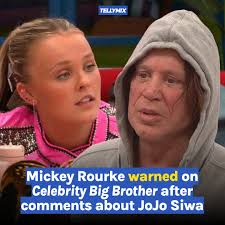 BREAKING 🚨 Mickey Rourke has been given a formal warning