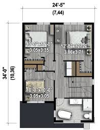 Free shipping and free modification estimates. Plan 80784pm Compact Two Story Contemporary House Plan Contemporary House Plans Narrow House Plans House Plans
