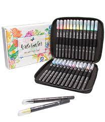 Refillable Watercolor Brush Pens Set