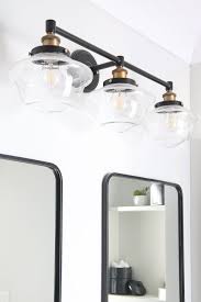 Black And White Vanity Light Farmhouse Light Fixture Farmhouse Light Bathroom Vanity Light Modern Farmhous Farmhouse Light Fixtures Modern Farmhouse Lighting Rustic Bathroom Lighting