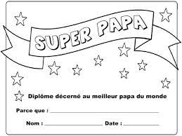 Coloriage Diplome Du Meilleur Papa A Imprimer Idees De Coloriage
