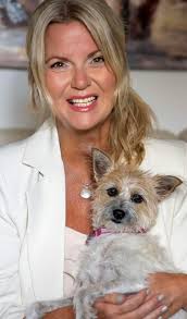 Work photo shoots are so much more fun when your doggie gets in