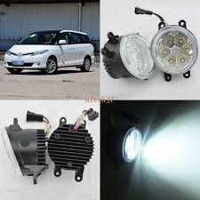 July King 18w 6500k 6leds Led Daytime Running Lights Led Fog Lamp Case For Toyota Previa Estima 2006 2016 Over 1260lm Pc Toyota Previa Car Lights Lexus Ct200h