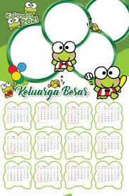 Jadwal hari merah dan libur nasional tahun 2021. Template Kalender 2021 Lengkap Kartun Hello Kitty Keroppi Deyusign Desain Kalender Kalender Hello Kitty