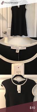 A Black Dress With White Outline By Annalee Hope Black Short Sleeve Dress Black Dress Short Sleeve Dresses