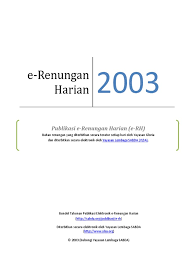 Daftar lagu yang ada di mnr2 (mazmur & nyanyian rohani buku 2 (nyanyian rohani)) song list in mnr2 (mazmur & nyanyian rohani buku 2 (nyanyian rohani)) 1 hormat bagi bapa serta anak dan rohul'kudus Renungan Harian