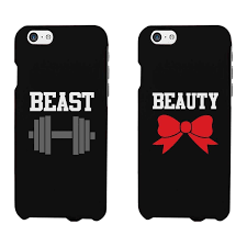 The Iphone 6 Case Cover Beauty And The Beast Matching Couple Phone Cases Couples Phone Cases Matching Phone Cases Iphone Phone Cases