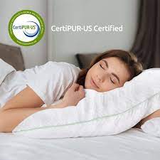 King pillows are six inches larger than standard pillows. Buy Sleepmax Memory Foam Pillows 2 Pack King Size Gel Infused Shredded Memory Foam Cooling Pillows For Sleeping Certipur Us Certified Bed Pillow For Side And Back Sleepers With Removable Cover Online In Germany