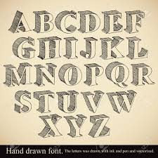 If you buy from a link, we may earn a commission. Hand Drawn 3d Font Vector Alphabet Vintage Style Royalty Free Cliparts Vectors And Stock Illustration Image 32660592