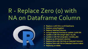 In r, we can use the help of the function order(). R Replace Zero 0 With Na On Dataframe Column Spark By Examples