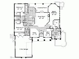A garage per unit has been added in the middle of the building for those seeking a duplex that offers more. Mediterranean House Plans Courtyard Middle House Plans 56696