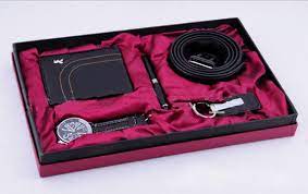 You must feel the same way because you requested this…and now it's here! 5 Piece Gift Set Watch Wallet Belt Pen Keychain Promo Products