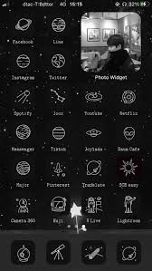 Black and white app icons aesthetic for ios & android. Aesthetic App Icons