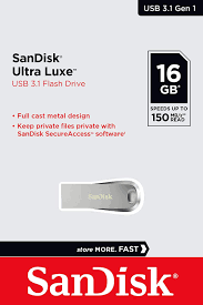 The sandisk secureaccess is a free software designed to help users protect their important file(s) stored on sandisk usb drives. Sandisk Ultra Luxe 16gb Usb Flash Drive Usb 3 1 Up To Amazon De Computer Zubehor