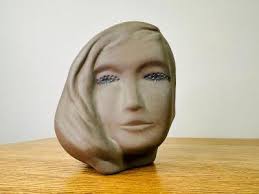 Nádherný, Retro, Brusel-Akt Dívky-60.-70.Léta-Keramia Znojmo!!!