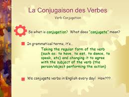 Suggest as a translation of conjuguer. Putting It Together An Er Verb Assembly Kit Ppt Video Online Download