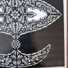 Lukisan corak wau bulan cikimm com. Diy Kite Material Paper Wau With Sobek First Layer Paper Only Shopee Malaysia