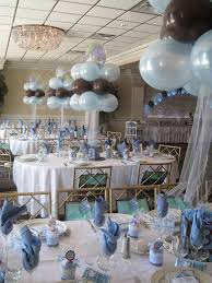 Blue Brown And Blocks Baby Shower Party Ideas Photo 2 Of 32 Baby Blocks Baby Shower Baby Boy Shower Baby Shower