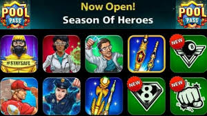 There is currently 143 cues: Pool Pass 8 Ball Pool Info Avatars Cues Emoji