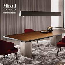 minotti singapore on instagram reinterpreted from a traditional refectory table morgan is a contemporary furniture that h table furniture dining furniture
