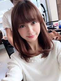モデル 藤野有理が可愛すぎる画像まとめ ヘアスタイル naver まとめ japanese hairstyle japanese hair color model hair