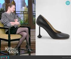 WornOnTV: Andrea Riseborough's black leather pumps