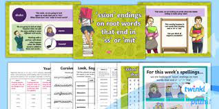 Why are words in a dictionary listed in (an) alphabetical order? Planit Y4 Term 1b W2 Ssion Endings Root Words End In Ss Or Mit