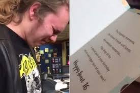 Teen's gift from his dead dad will leave you in tears