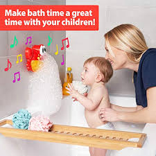 4 out of 5 stars with 27 ratings. Chuchik Crab Bath Toy Bubble Bath Maker For The Bathtub Blows Bubbles And Plays 24 Children S