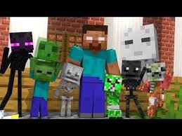 Baby Monster School Herobrine S Life The Story Of Monster School Minecraft Animation Youtube Monster School Minecraft Wallpaper Minecraft Anime